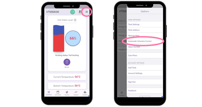 Automatic-vs-manual-scheduling