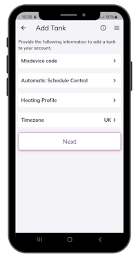 Mixergy App 1a_Register cylinder