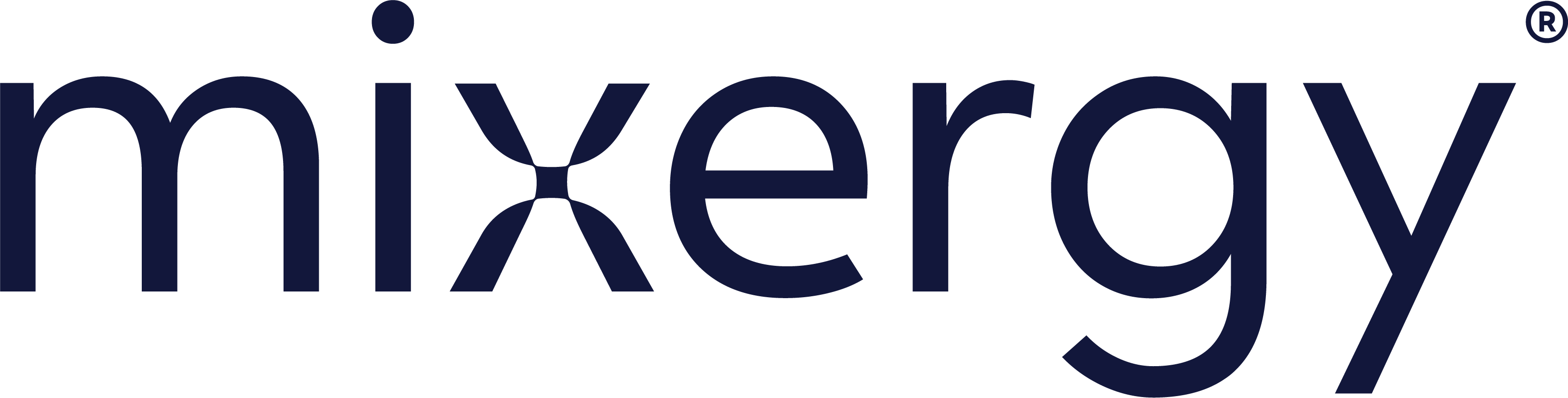 Mixergy navy logo